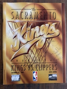 Vintage 1st Ever Sacramento Kings Programm mit 7 Unterschriften! Tolles Stück!! - Bild 1 von 10