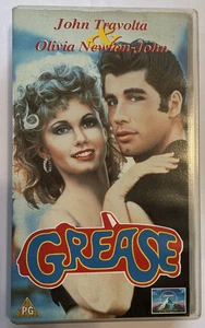 1978 MOVIE ORIGINAL VHS VIDEO - GREASE - JOHN TRAVOLTA & OLIVIA NEWTON-JOHN - Picture 1 of 1