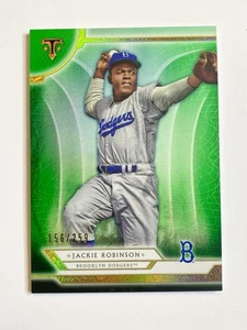 2018 Topps Triple Threads Green Parallel #65 Jackie Robinson /259 HOF Insert - Picture 1 of 2