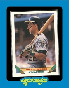 1993 Topps - Walt Weiss #580 - Picture 1 of 2