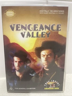 Vengeance Valley Burt Lancaster Robert Walker Joanne Dru Reg All Fast Post Rare - Image 1 of 4