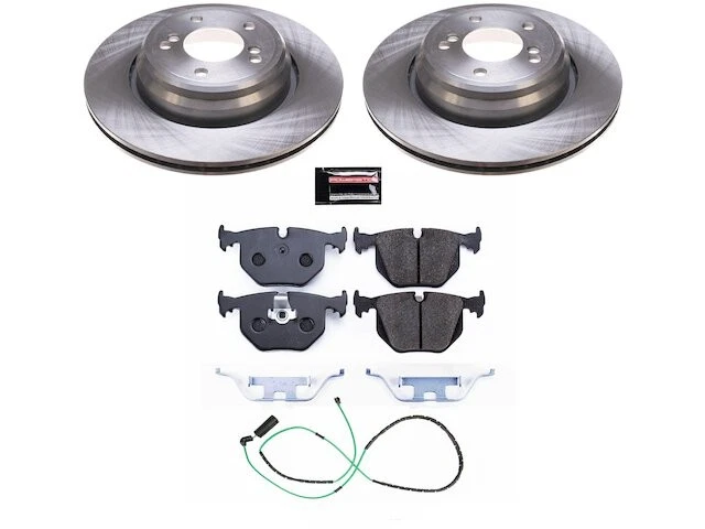 后刹车片和转子套件 89GYYZ38 适用于宝马 M3 2002 2002 2003 2004 2005 2006 — 第 1/1 张图片