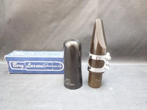 Berg Larsen. London. Tenor Saxophone Mouthpiece Set. 110/0 SMS. M/P Cap & Lig - Picture 1 of 11