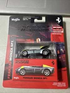 Maisto 1:64 Speed Icons Ferrari Monza SP1 – Silver - Picture 1 of 2