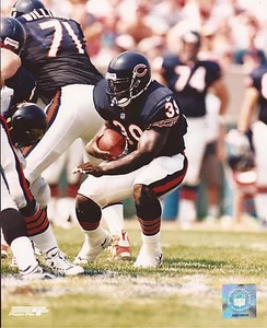 FOTO CURTIS ENIS NFL OSOS CHICAGO CORRIENDO SIN FIRMAR 8X10 - Imagen 1 de 1
