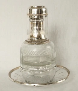 Tirbour - service de nuit - cristal, argent massif, vermeil - poinçon Minerve - Picture 1 of 19