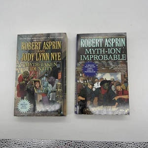 Robert Asprin und Jody Lynn Nye Mythos genommene Identität & Mythos-Ion unwahrscheinlich neuwertig - Bild 1 von 10