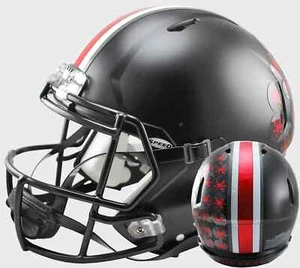*SALE* OHIO STATE BUCKEYES BLACK FULL SIZE SPEED NCAA REPLICA FOOTBALL HELMET! - Picture 1 of 3