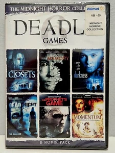 Midnight Horror Collection: Deadly Games (2 DVD Set, 2011) 6 Movies NEW - Picture 1 of 3