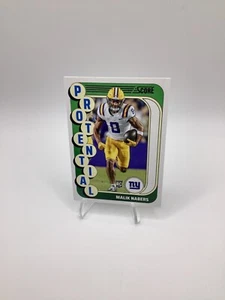 2024 Panini Score Malik Nabers Protential RC - Picture 1 of 2