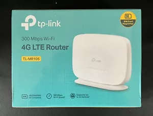 TP-Link TL-MR105 4G Router 300Mbps Cat4 LTE Network-Brand New Sealed Box - Picture 1 of 4