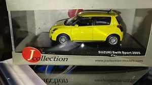 J COLECCIÓN SUZUKI SWIFT SPORT 2005 JDM modelo de coche amarillo nuevo en estuche - Imagen 1 de 1