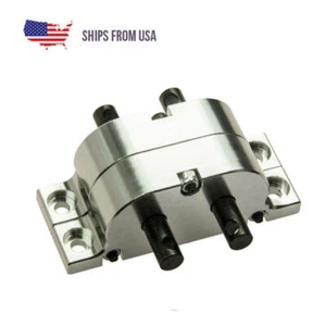 1PC Alloy Transfer Case for SCX10 D90 1/10 RC Axial crawler 1:14 RC Truck Silver - Picture 1 of 4