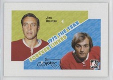 2009-10 ITG 1972 The Year in Hockey Forever Linked Jean Beliveau Guy Lafleur HOF