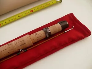 Pêche 8'4 CANNE à MOUCHE Bambou Refendu canna mosca di Bambu Custom Pezon Michel - Photo 1/21
