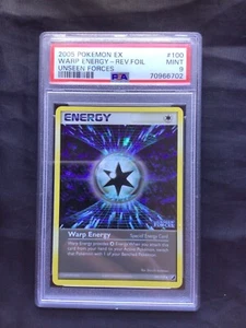 Pokemon Cards: EX Unseen Forces Reverse Holo: Warp Energy 100/115 PSA 9 - Picture 1 of 6