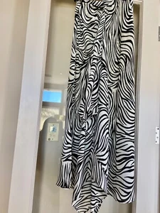 Vintage Long Skirt Zebra Animal Print by Van Saken -Size Small - Picture 1 of 1