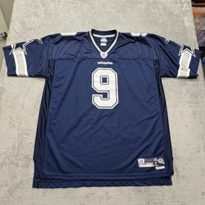 Dallas Cowboys Tony Romo #9 Reebok NFL Football Jersey Mens Blue 2XL Length +2 - Picture 1 of 8