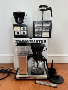Technivorm Moccamaster KB-741 Coffee Brewer - Brushed Silver - Extra Parts! - Picture 1 of 12