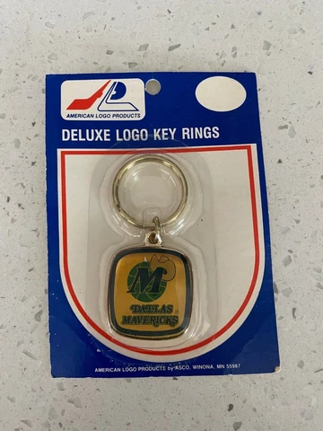 DALLAS MAVERICKS VINTAGE NBA BASKETBALL KEY RING KEY CHAIN NEW OLD STOCK NEW Cover