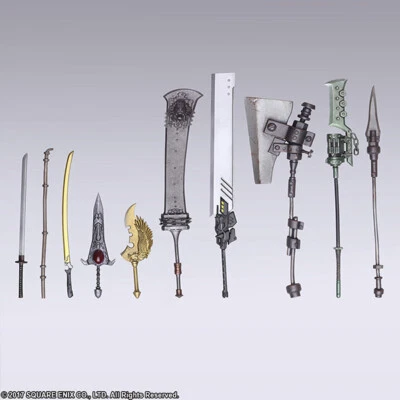 NEW SQUARE ENIX NieR: Automata BRING ARTS Trading Weapon Collection dal Giappone - Immagine 1 di 2