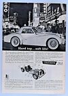1959 Triumph TR3 Vintage Las Vegas-Hard Top Soft Life Original Print Ad 8.5 x 11