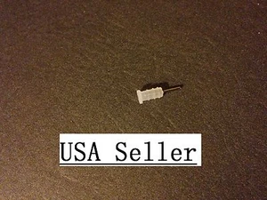 Iphone 6 6s plus 4 4S 5 5S 5C Soft white dust cap plug for earphone simcard slot - Picture 1 of 1