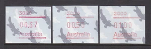 FRAMAS:   37c  BUTTON SET OF 3,  PLATTYPUS   P/C  3000   MUH. - Picture 1 of 1