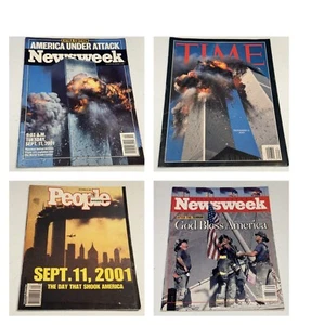 9/11 Magazine Lot (4) Collectible Time Newsweek People September 11 2001 History - Picture 1 of 17