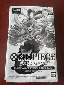 JUEGO DE CARTAS ONE PIECE - PAQUETE DASH KINGDOMS OF INTRIGUE - SELLADO NUNCA ABIERTO - Imagen 1 de 1