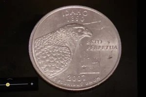 2007 U.S. State Quarter IDAHO Silver Coin Mint ESTO PERPETUA America Money - Picture 1 of 4