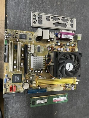 Scheda Madre Asus M2V-MX SE + CPU AMD Socket AM2 e Ram 2GB DDR2 - Immagine 1 di 4