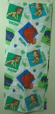 Juego de cortinas TARZAN Walt Disney con corbatas Tantor & Terk 1999 Foto 1 de 4