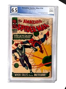 AMAZING SPIDER-MAN # 36 MAY 1966 PGX 6.5 Origin & 1st App Looter Marvel Comics - Picture 1 of 2