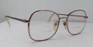 Vintage Ao Safety OC700 Pink Oval Metal Sunglasses USA FRAMES ONLY - Picture 1 of 7