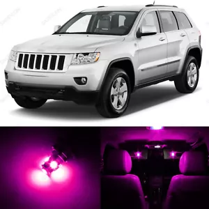 17 x Pink LED Interior Light Package For 2011 - 2018 Jeep Grand Cherokee + TOOL - Bild 1 von 7