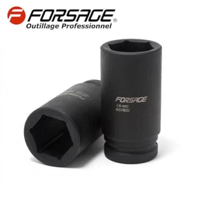 Douille longue à chocs 41 mm 6 pans, 3/4" poids-lourds Chrome-Molybdène FOR - Picture 1 of 4