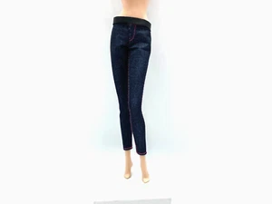 Barbie Basics Model Muse Top Model Blue Shimmery Denim Jean Pants/Slim- Fits - Picture 1 of 5