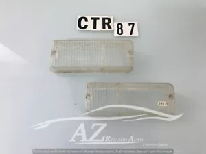 Plastica fanalino anteriore coppia Fiat 128 Coupè Altissimo bianco - Foto 1 di 1