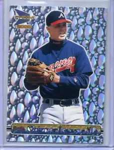 CHIPPER JONES 2000 Pacific Prism GOTAS DE PLATA - 1 DE 799 HECHO - BRAVES - Imagen 1 de 2