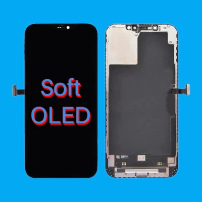 For iPhone Soft OLED Display Touch Screen LCD Digitizer Replacement Assembly - Image 1 of 4