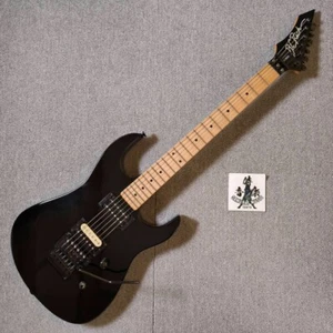 B.C.Rich Gunslinger ST Electric Guitar Black Floyd Rose 3.66kg Made In Japan - Picture 1 of 22