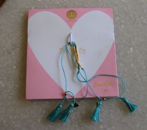 NOC GORJANA Mini & Me Bracelet Set w/ Turquoise Tassels - Picture 1 of 6