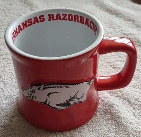 Arkansas Razorback Hog Coffee Cup Excellent Condition, Very Nice, Great Gift Cover