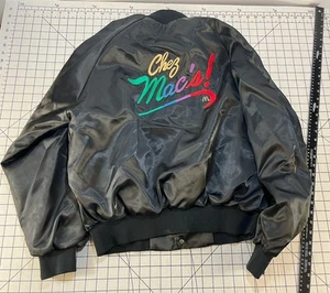 Vintage 80’s McDonald’s Windbreaker Thermo Jacke Gr. XL schwarz Mitarbeiter Surf - Bild 1 von 8