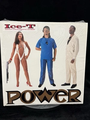 Ice-T ‘POWER’ Original First Pressing Vinyl Sire Records. Shrink w/ Inner. NM/NM - Image 1 of 4