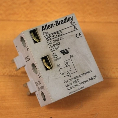 Allen Bradley 100-ETB3 Series A electronic Timimg Module,  0.3-3 Seconds - USED - Image 1 of 4