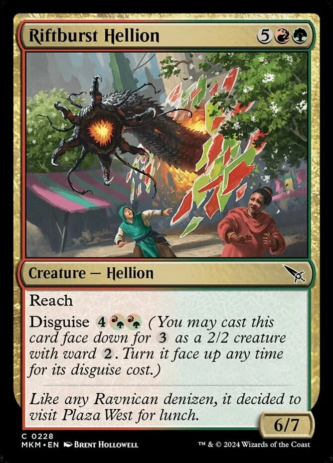 x1 Riftburst Hellion - Murders at Karlov Manor - NM - MTG - Image 1 of 1