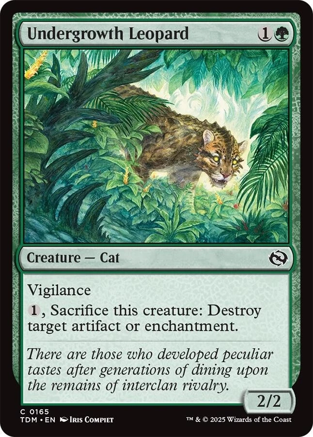 Undergrowth Leopard 165 NM Foil Tarkir: Dragonstorm MTG EN - Image 1 of 1