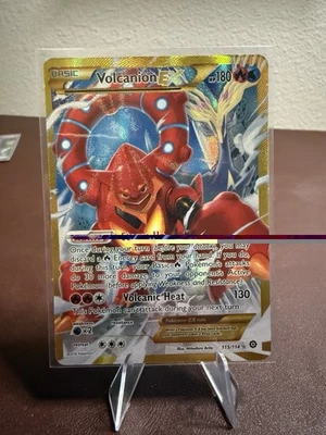 Volcanion Ex 115/114 Secret Rare Steam Seige Pokémon TCG (LP) - Image 1 of 4